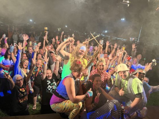 Huge Crowd at Deloreans Show